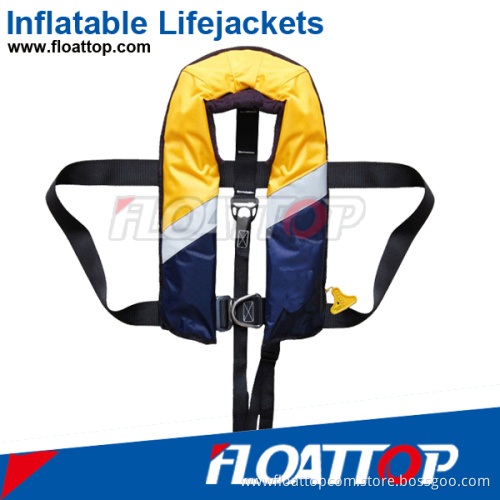 Offshore Marine Work Super Buyancy Inflatable Pfd Cloth Vest with UL Standards (FTIN-VT06)